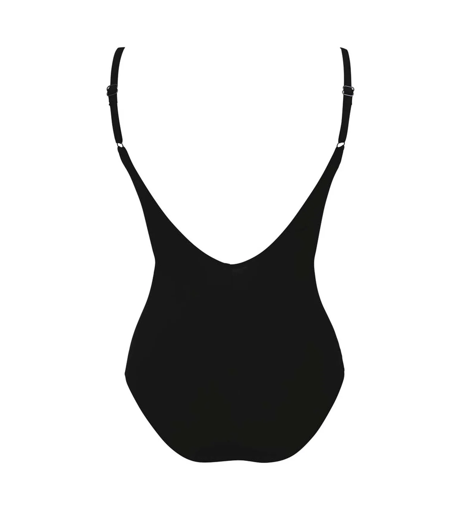 Anita Summer Dot Mabela Slimming One Piece Swimsuit (7790) - Black/White