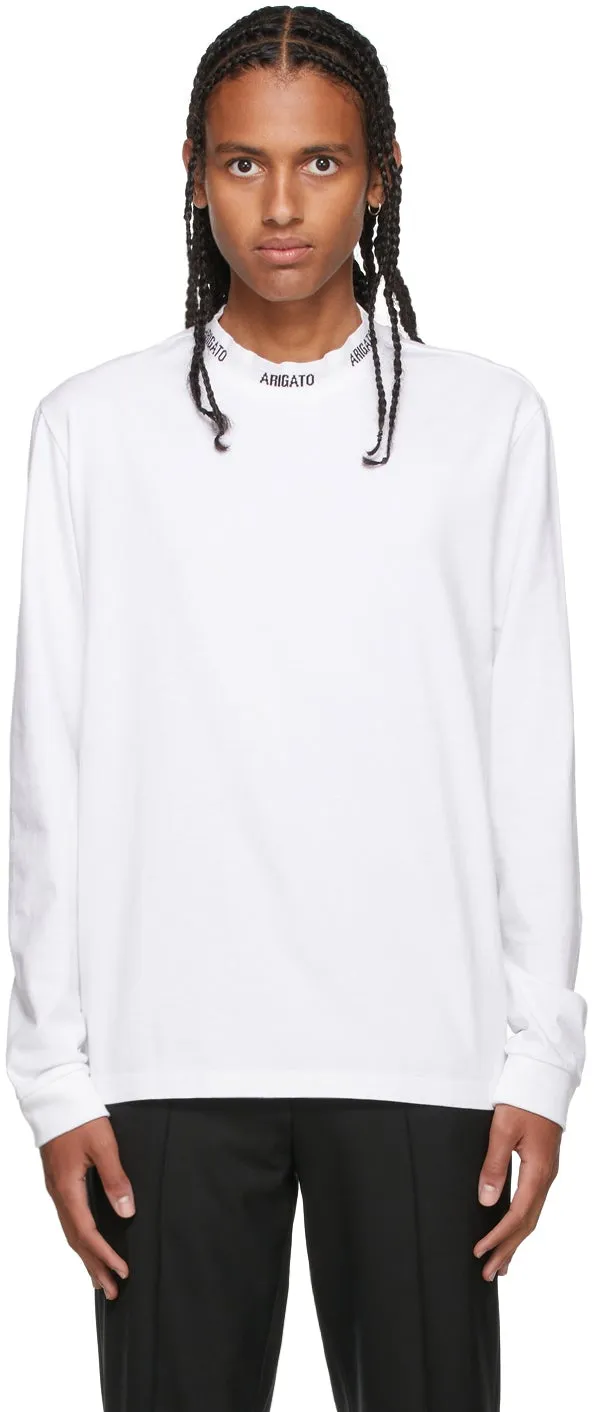 Axel Arigato White Feature Long Sleeve T-Shirt