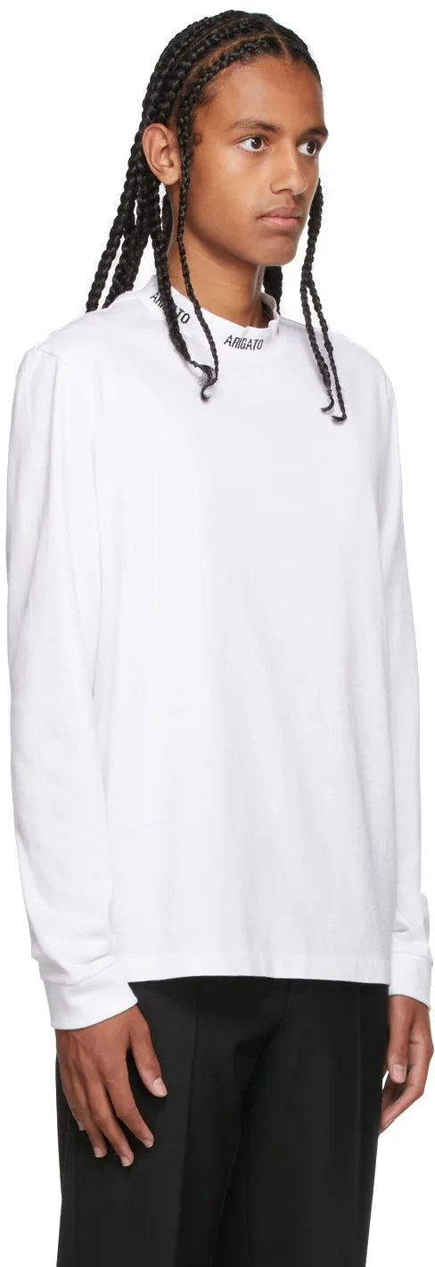 Axel Arigato White Feature Long Sleeve T-Shirt