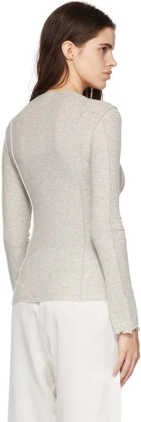 Baserange Grey Omato Long Sleeve T-Shirt