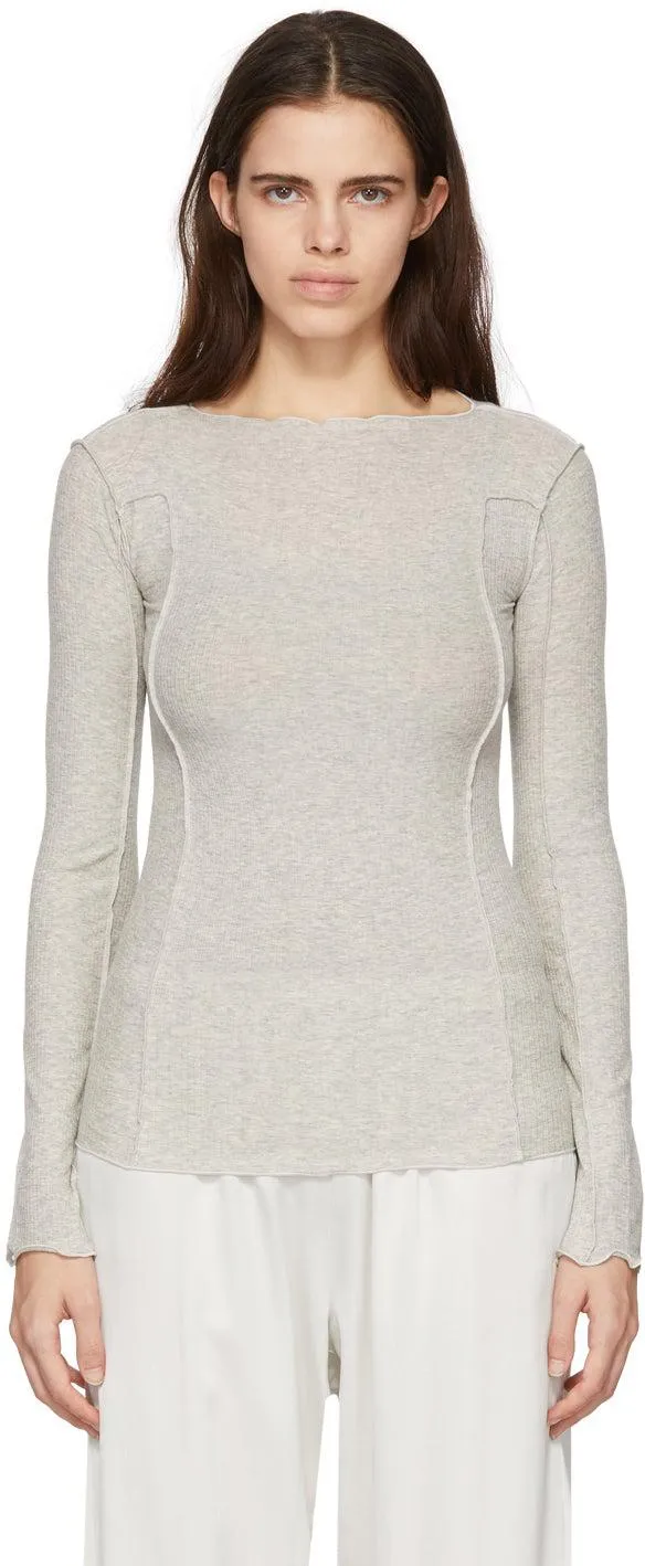 Baserange Grey Omato Long Sleeve T-Shirt
