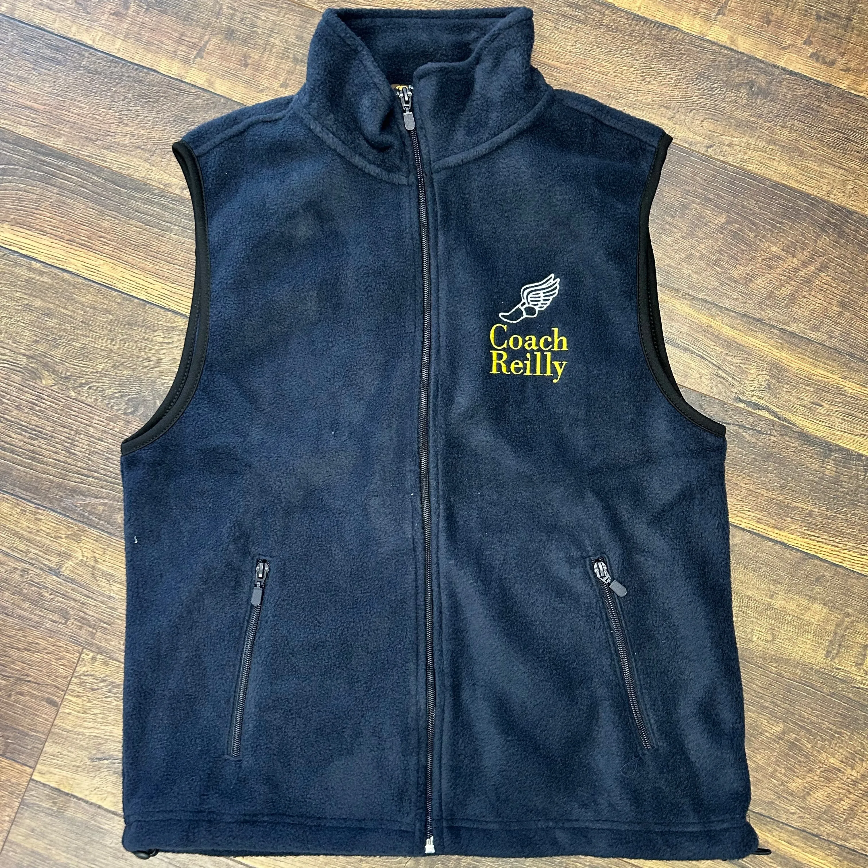 Coach Personalized Fleece Zip Up Vest