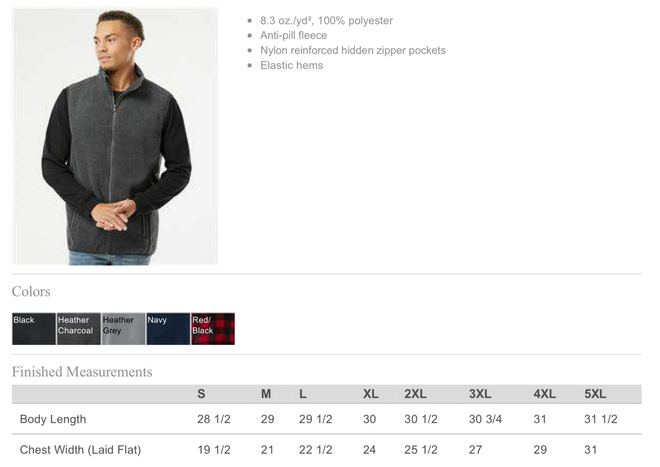 Coach Personalized Fleece Zip Up Vest