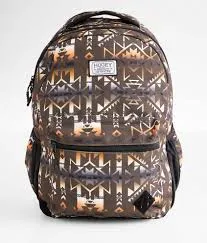 HOOEY RECESS BACKPACK BROWN/ORANGE/CREAM AZTEC