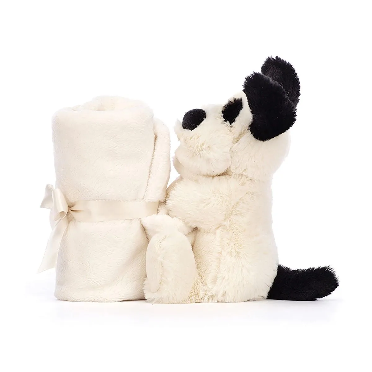 Jellycat - Bashful Cream & Black Puppy Soother