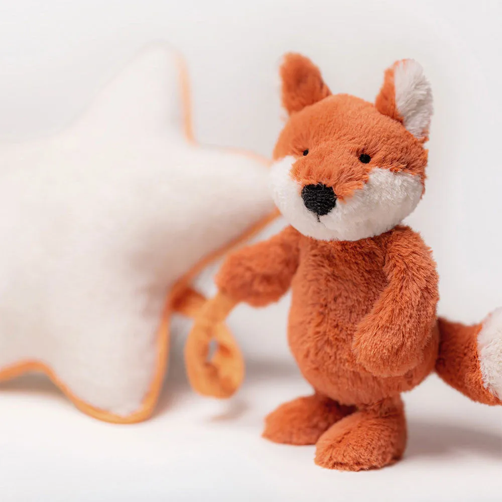 Jellycat Musical Pull Bashful Fox Cub