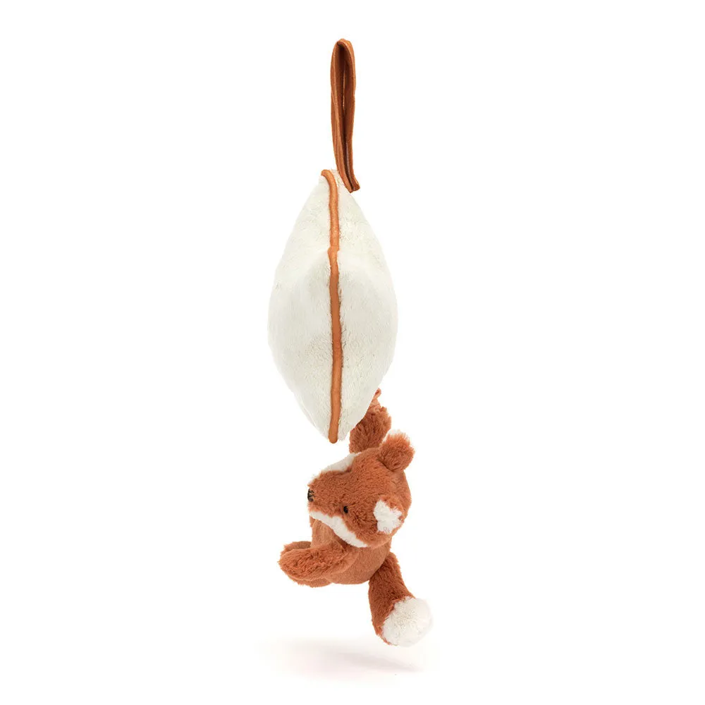 Jellycat Musical Pull Bashful Fox Cub