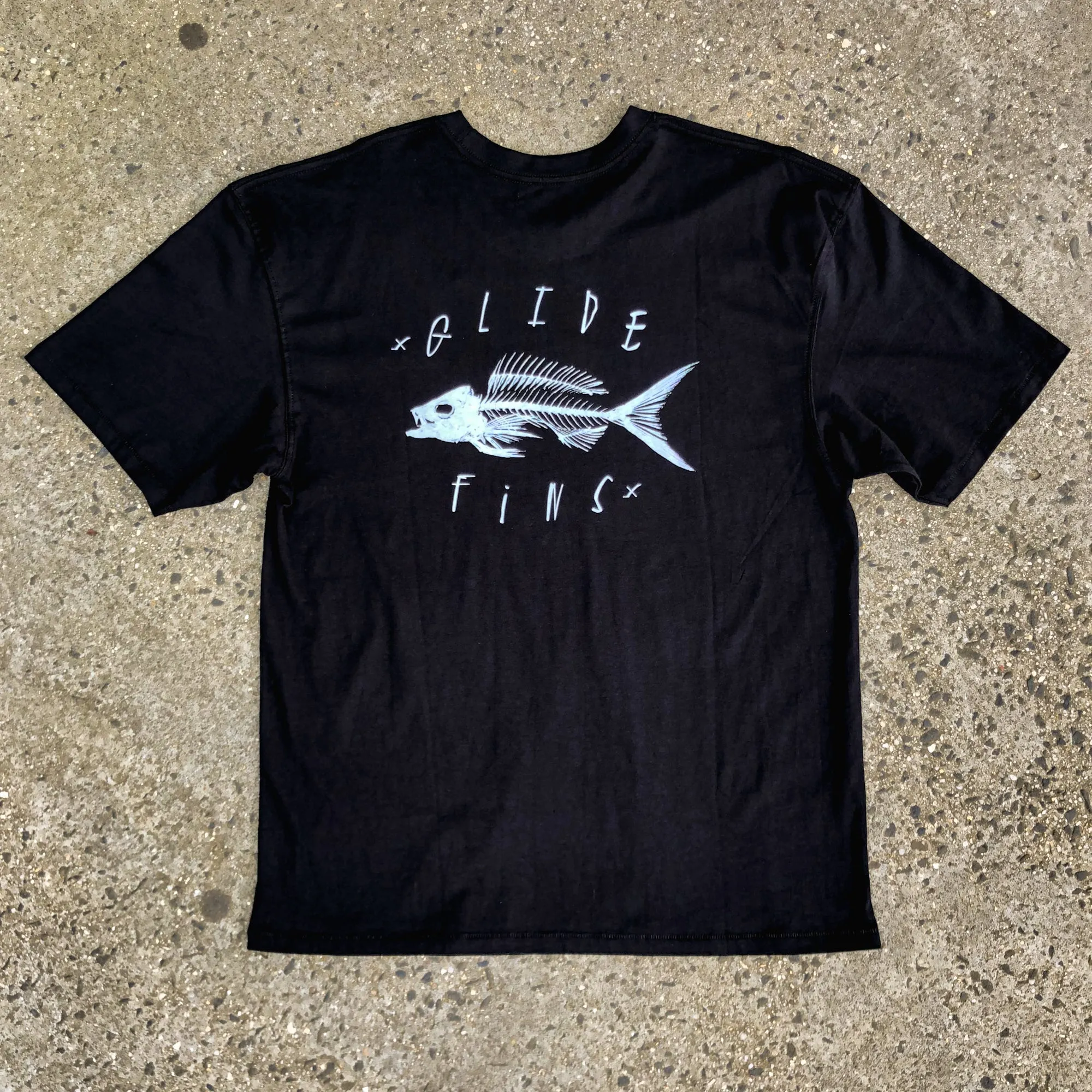 Men's Organic Cotton Fish Tee - Black