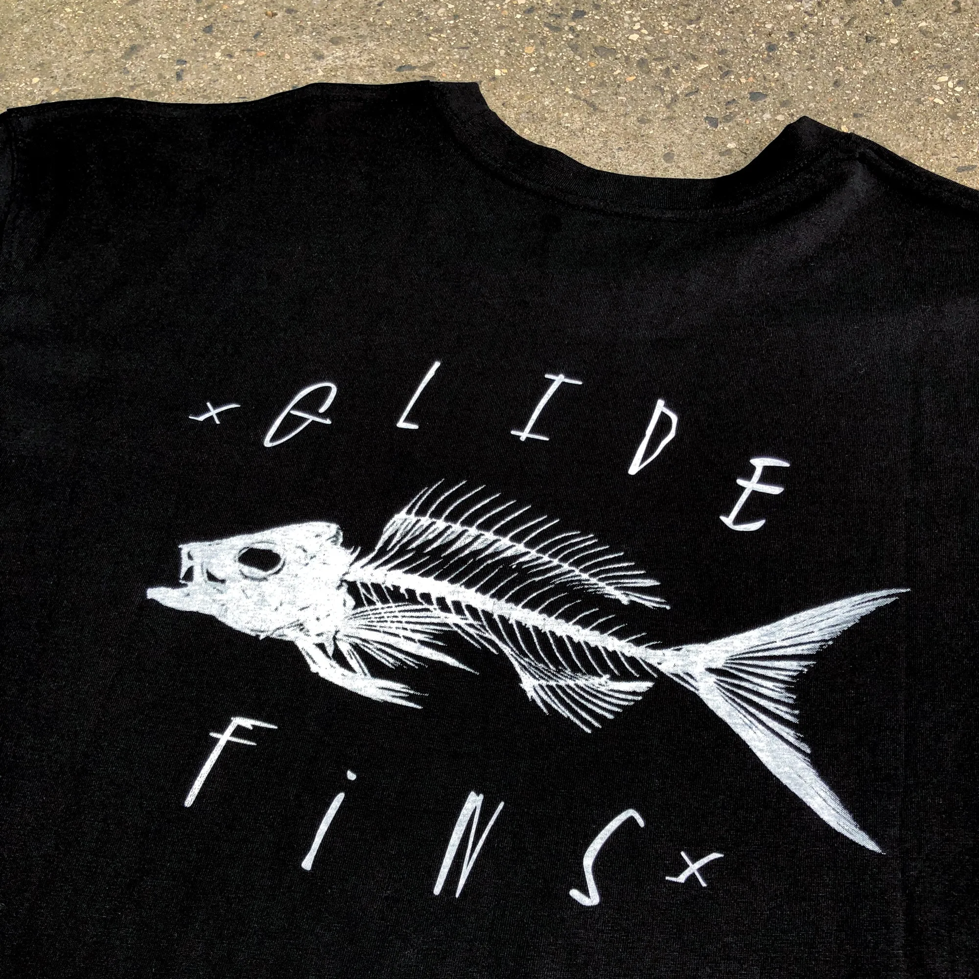 Men's Organic Cotton Fish Tee - Black