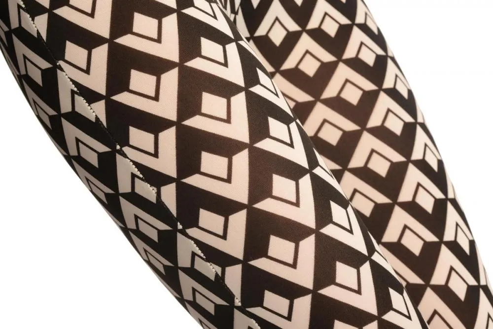 Monochrome Mirrored Diamonds