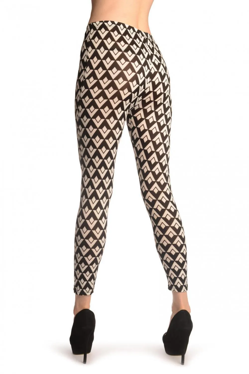 Monochrome Mirrored Diamonds