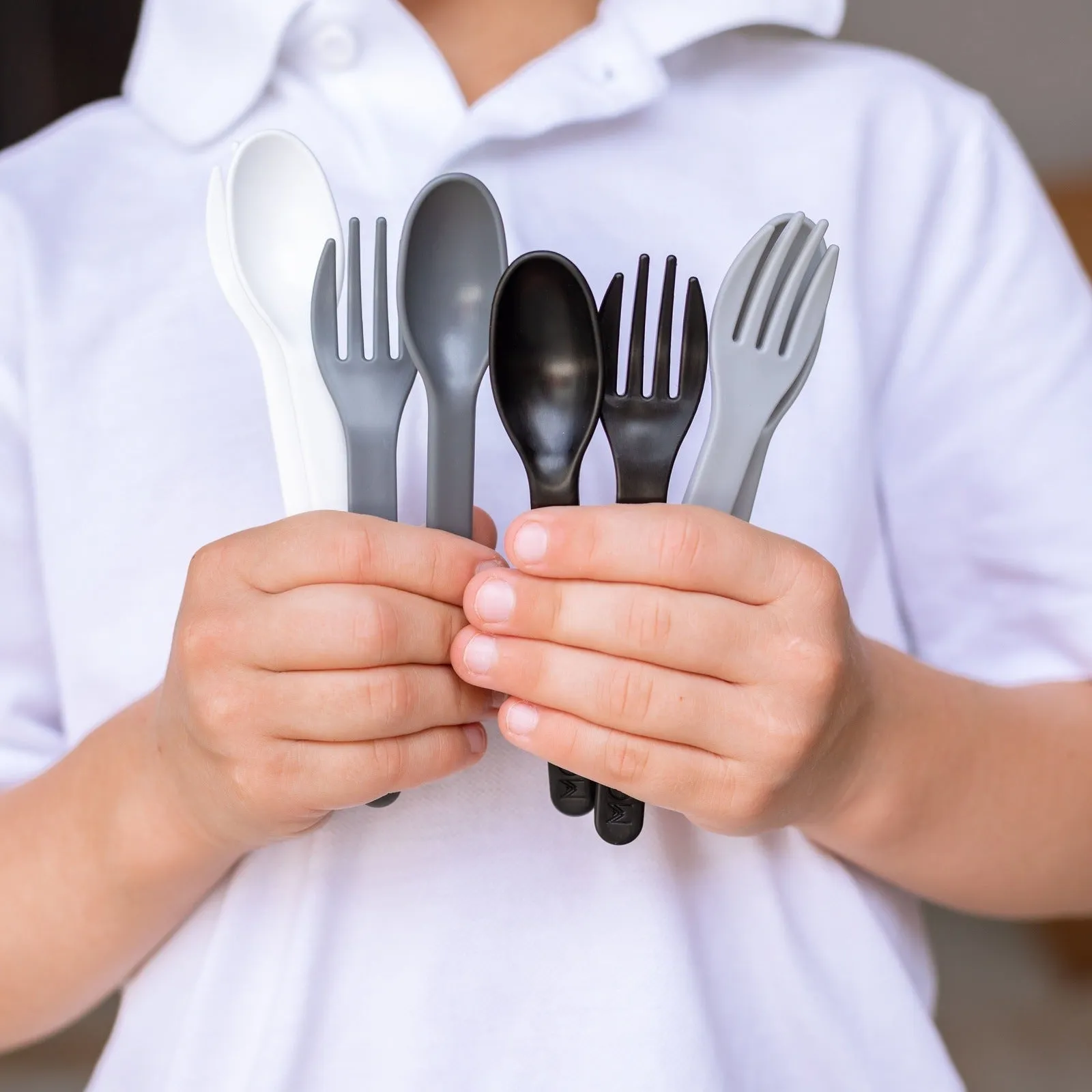 MONTIICO OUT & ABOUT CUTLERY SET - MONOCHROME