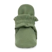 Olive Organic Cotton Bootie